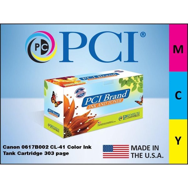 Pci Pci Remanufactured Canon Cl-41 0617B002 Xl Color Ink Ctg. For Canon CL-41PC